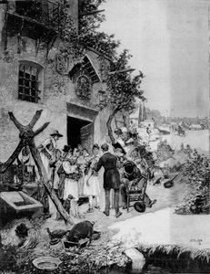 Uitvoeren van een Publieke Vaccinatie Tegen Cholera in de Murcia-regio, 1885
